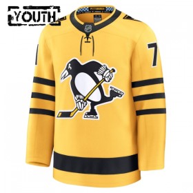 Lapsille NHL Pittsburgh Penguins Pelipaita Fanatics Premium Evgeni Malkin 2025-26 Kolmas Gold