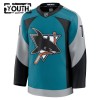 Lapsille NHL San Jose Sharks Pelipaita Fanatics Premium Macklin Celebrini 2025-26 Kolmas Teal