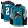 Lapsille NHL San Jose Sharks Pelipaita Fanatics Premium Will Smith 2025-26 Kolmas Teal