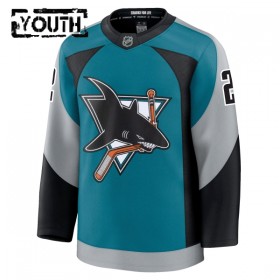 Lapsille NHL San Jose Sharks Pelipaita Fanatics Premium Will Smith 2025-26 Kolmas Teal