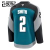 Lapsille NHL San Jose Sharks Pelipaita Fanatics Premium Will Smith 2025-26 Kolmas Teal