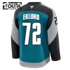 Lapsille NHL San Jose Sharks Pelipaita Fanatics Premium William Eklund 2025-26 Kolmas Teal
