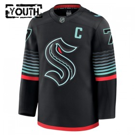 Lapsille NHL Seattle Kraken Pelipaita Fanatics Premium Eberle Jordan 2025-26 Kolmas Musta