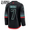 Lapsille NHL Seattle Kraken Pelipaita Fanatics Premium Eberle Jordan 2025-26 Kolmas Musta