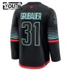 Lapsille NHL Seattle Kraken Pelipaita Fanatics Premium Philipp Grubauer 2025-26 Kolmas Musta