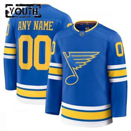 Lapsille NHL St. Louis Blues Pelipaita Custom Fanatics Premium 2025-26 koti Sininen