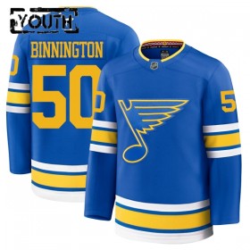 Lapsille NHL St. Louis Blues Pelipaita Fanatics Premium Binnington Jordan 2025-26 koti Sininen