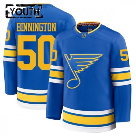 Lapsille NHL St. Louis Blues Pelipaita Fanatics Premium Binnington Jordan 2025-26 koti Sininen