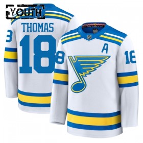 Lapsille NHL St. Louis Blues Pelipaita Fanatics Premium Robert Thomas 2025-26 vieras Valkoinen