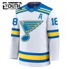 Lapsille NHL St. Louis Blues Pelipaita Fanatics Premium Robert Thomas 2025-26 vieras Valkoinen