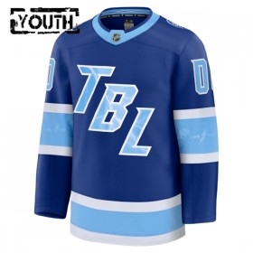 Lapsille NHL Tampa Bay Lightning Pelipaita Custom Fanatics NHL Stadium Series Premium 2025-26 Sininen
