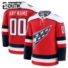 Lapsille NHL Washington Capitals Pelipaita Custom Fanatics Premium 2025-26 Kolmas Punainen
