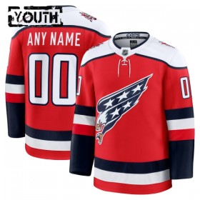Lapsille NHL Washington Capitals Pelipaita Custom Fanatics Premium 2025-26 Kolmas Punainen
