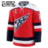 Lapsille NHL Washington Capitals Pelipaita Fanatics Premium Alex Ovechkin 2025-26 Kolmas Punainen