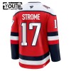 Lapsille NHL Washington Capitals Pelipaita Fanatics Premium Dylan Strome 2025-26 Kolmas Punainen