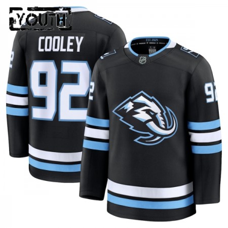 Lapsille Pelipaita Utah Hockey Club Fanatics Premium Logan Cooley 2025-26 koti Musta