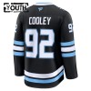 Lapsille Pelipaita Utah Hockey Club Fanatics Premium Logan Cooley 2025-26 koti Musta