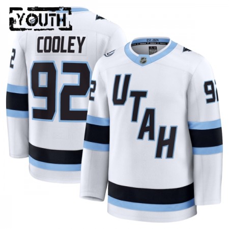 Lapsille Pelipaita Utah Hockey Club Fanatics Premium Logan Cooley vieras Valkoinen Lapsille Pelipaita Utah Hockey Club Fanatics Premium Logan Cooley vieras Valkoinen