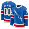 Miehille NHL New York Rangers Pelipaita Custom Fanatics Centennial Premium 2025-26 Sininen