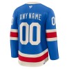Miehille NHL New York Rangers Pelipaita Custom Fanatics Centennial Premium 2025-26 Sininen