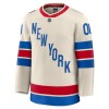 Miehille NHL New York Rangers Pelipaita Custom Fanatics Premium 2025-26 Winter Classic Valkoinen