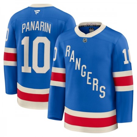 Miehille NHL New York Rangers Pelipaita Fanatics Centennial Premium Artemi Panarin 2025-26 Sininen