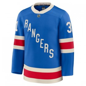 Miehille NHL New York Rangers Pelipaita Fanatics Centennial Premium Igor Shesterkin 2025-26 Sininen