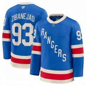 Miehille NHL New York Rangers Pelipaita Fanatics Centennial Premium Mika Zibanejad 2025-26 Sininen