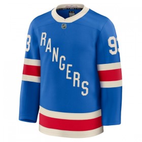Miehille NHL New York Rangers Pelipaita Fanatics Centennial Premium Mika Zibanejad 2025-26 Sininen