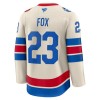 Miehille NHL New York Rangers Pelipaita Fanatics Premium Adam Fox 2025-26 Winter Classic Valkoinen