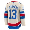 Miehille NHL New York Rangers Pelipaita Fanatics Premium Alexis Lafreniere 2025-26 Winter Classic Valkoinen