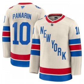 Miehille NHL New York Rangers Pelipaita Fanatics Premium Artemi Panarin 2025-26 Winter Classic Valkoinen