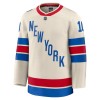 Miehille NHL New York Rangers Pelipaita Fanatics Premium Artemi Panarin 2025-26 Winter Classic Valkoinen