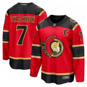 Miehille NHL Ottawa Senators Pelipaita Fanatics Premium Brady Tkachuk 2025-26 Kolmas Punainen