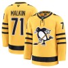 Miehille NHL Pittsburgh Penguins Pelipaita Fanatics Premium Evgeni Malkin 2025-26 Kolmas Gold