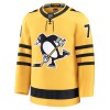 Miehille NHL Pittsburgh Penguins Pelipaita Fanatics Premium Evgeni Malkin 2025-26 Kolmas Gold