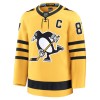 Miehille NHL Pittsburgh Penguins Pelipaita Fanatics Premium Sidney Crosby 2025-26 Kolmas Gold