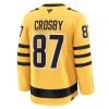 Miehille NHL Pittsburgh Penguins Pelipaita Fanatics Premium Sidney Crosby 2025-26 Kolmas Gold