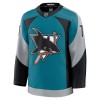 Miehille NHL San Jose Sharks Pelipaita Fanatics Premium Macklin Celebrini 2025-26 Kolmas Teal