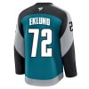 Miehille NHL San Jose Sharks Pelipaita Fanatics Premium William Eklund 2025-26 Kolmas Teal