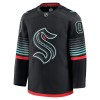 Miehille NHL Seattle Kraken Pelipaita Custom Fanatics Premium 2025-26 Kolmas Musta