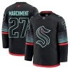 Miehille NHL Seattle Kraken Pelipaita Fanatics Premium Mason Marchment 2025-26 Kolmas Musta
