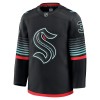 Miehille NHL Seattle Kraken Pelipaita Fanatics Premium Philipp Grubauer 2025-26 Kolmas Musta