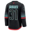 Miehille NHL Seattle Kraken Pelipaita Fanatics Premium Philipp Grubauer 2025-26 Kolmas Musta