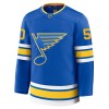 Miehille NHL St. Louis Blues Pelipaita Fanatics Premium Binnington Jordan 2025-26 koti Sininen