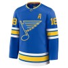 Miehille NHL St. Louis Blues Pelipaita Fanatics Premium Robert Thomas 2025-26 koti Sininen