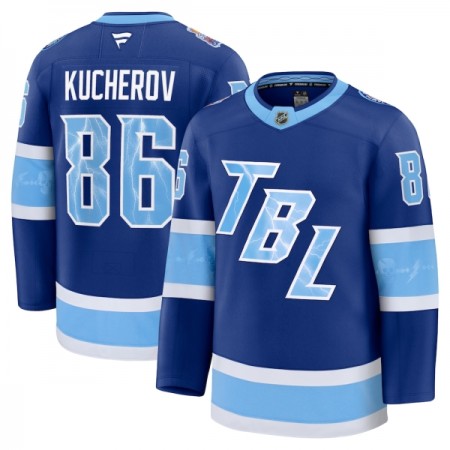 Miehille NHL Tampa Bay Lightning Pelipaita Fanatics NHL Stadium Series Premium Nikita Kucherov 2025-26 Sininen