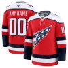 Miehille NHL Washington Capitals Pelipaita Custom Fanatics Premium 2025-26 Kolmas Punainen