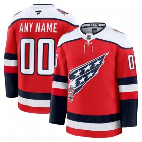 Miehille NHL Washington Capitals Pelipaita Custom Fanatics Premium 2025-26 Kolmas Punainen