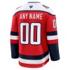 Miehille NHL Washington Capitals Pelipaita Custom Fanatics Premium 2025-26 Kolmas Punainen